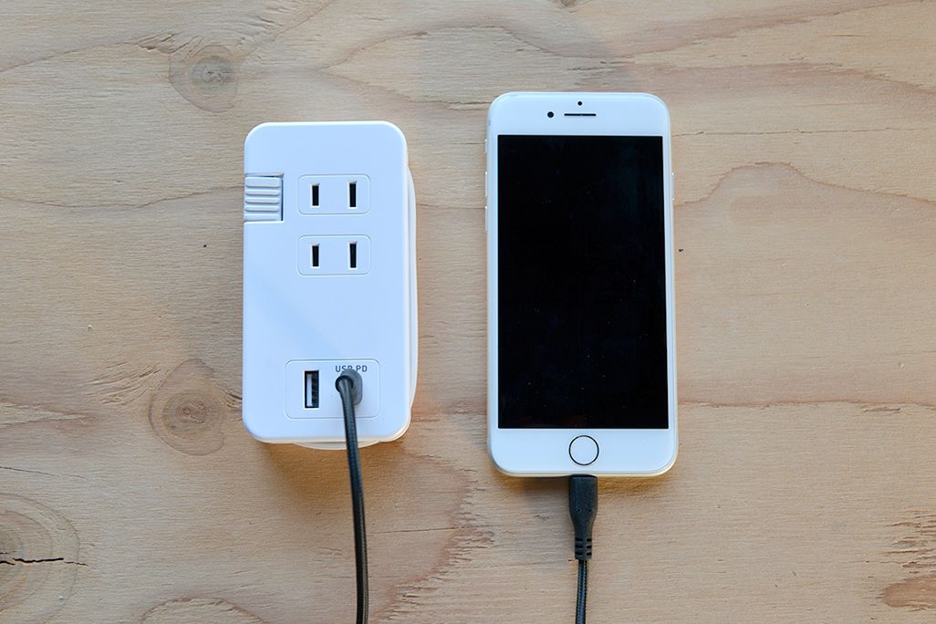 USB PD対応 モバイルUSB-ACタップ