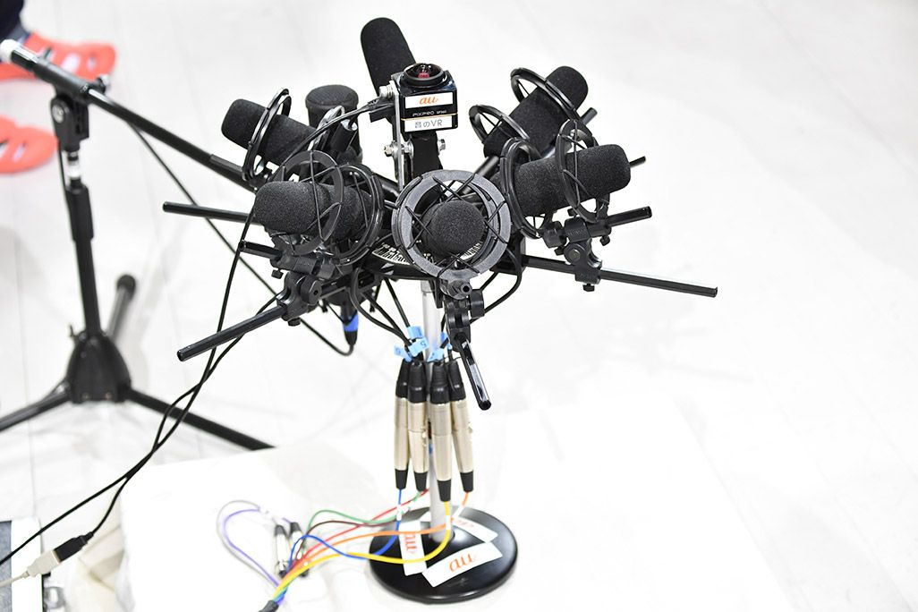 「音のVR」を収録するための機器
