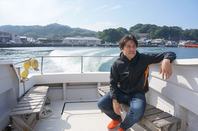 無人島へ向かうヨッピー