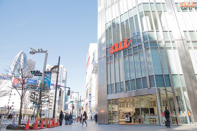 イベント会場となるau SHINJUKU
