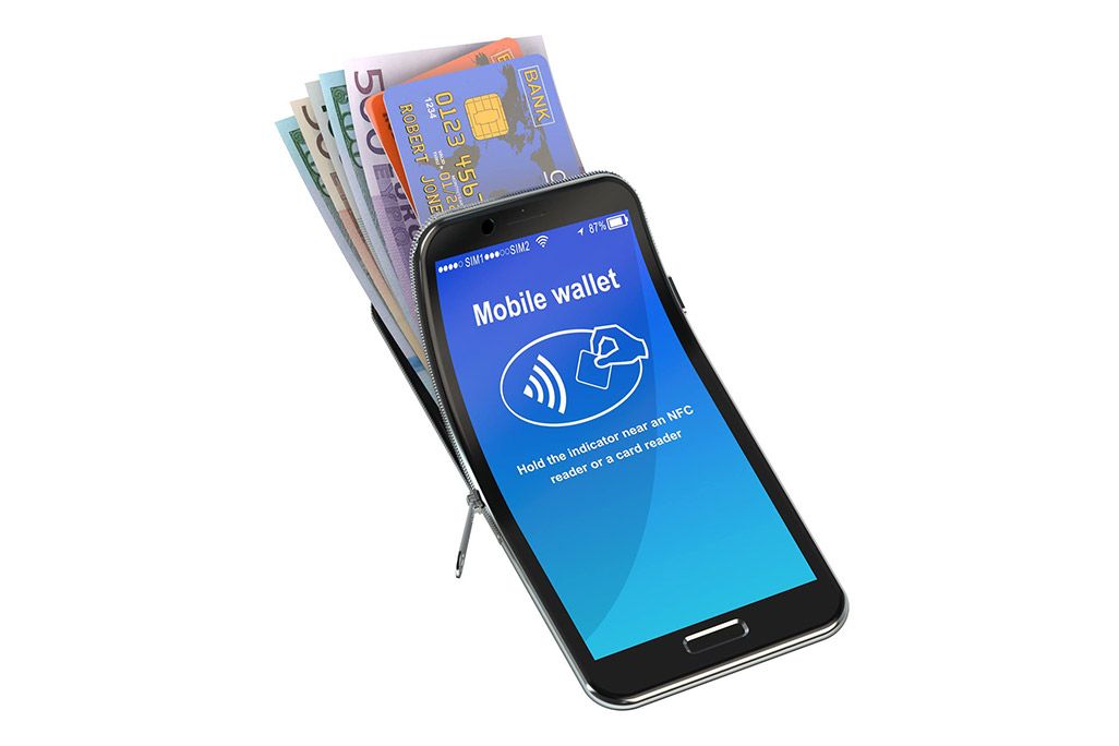 スマホが財布になっているイメージ