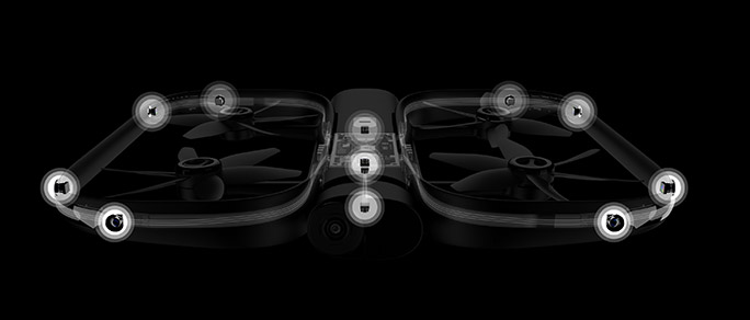 13個のカメラを搭載した「Skydio R1」