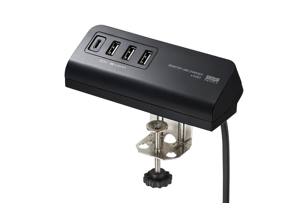 クランプ式USB充電器ACA-IP51BK