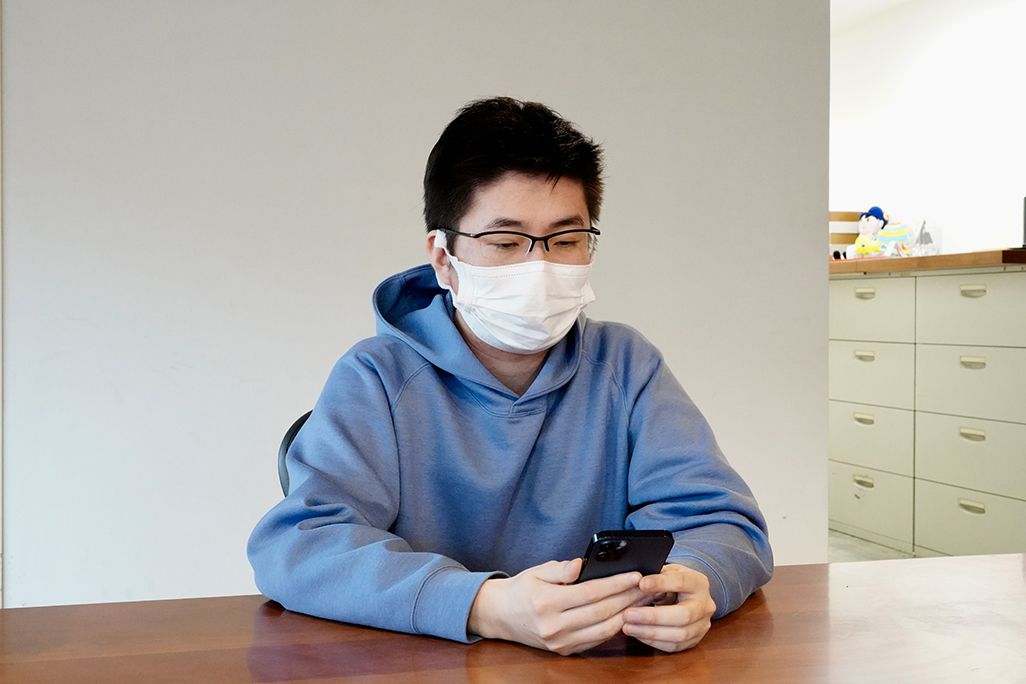 マスク着用時Face IDで認証