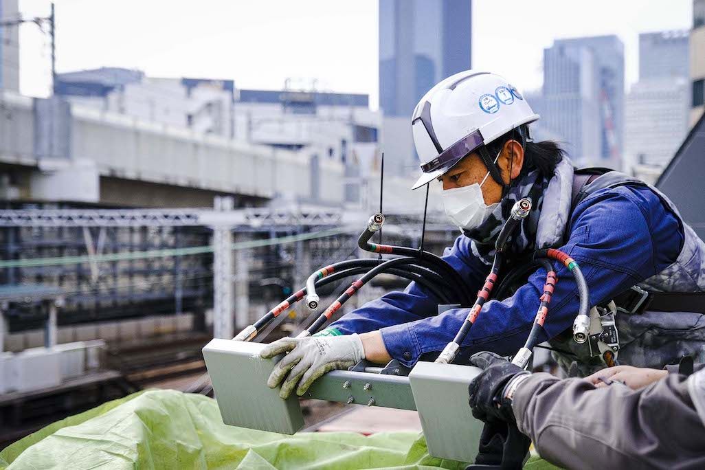 山手線のau 5G対策