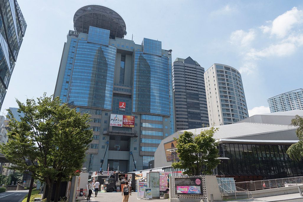 TBS社屋、赤坂サカス「夏サカス」の会場