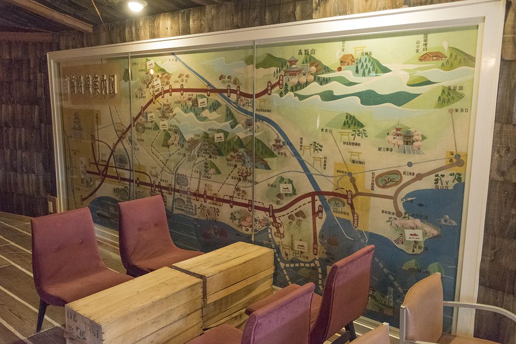 南海沿線案内図