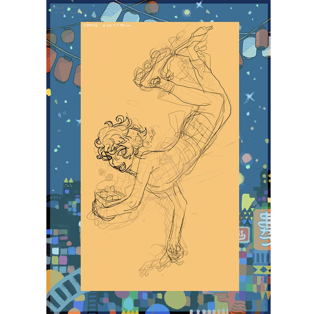 イケガミヨリユキさんの制作工程