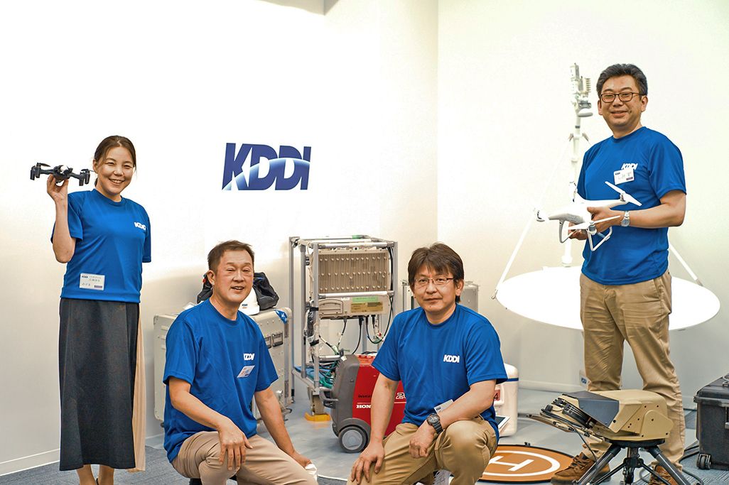 「KDDIエンジニアの仕事」のスタッフたち