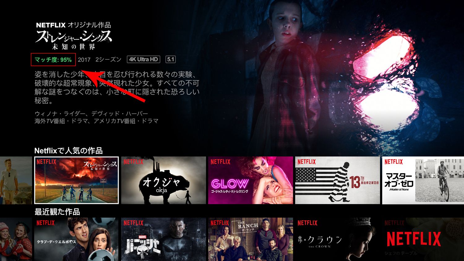 マッチ度の解説ページ
