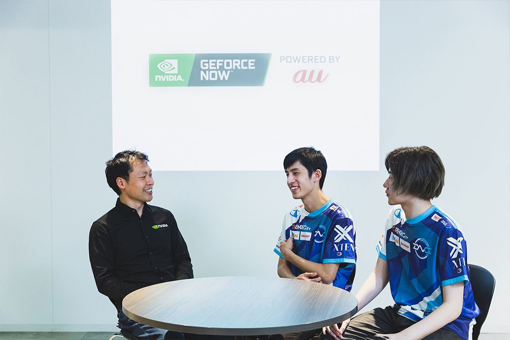 NVIDIA鈴木悠里さん、プロゲームプレイヤーのミリンケーキ選手、ku選手