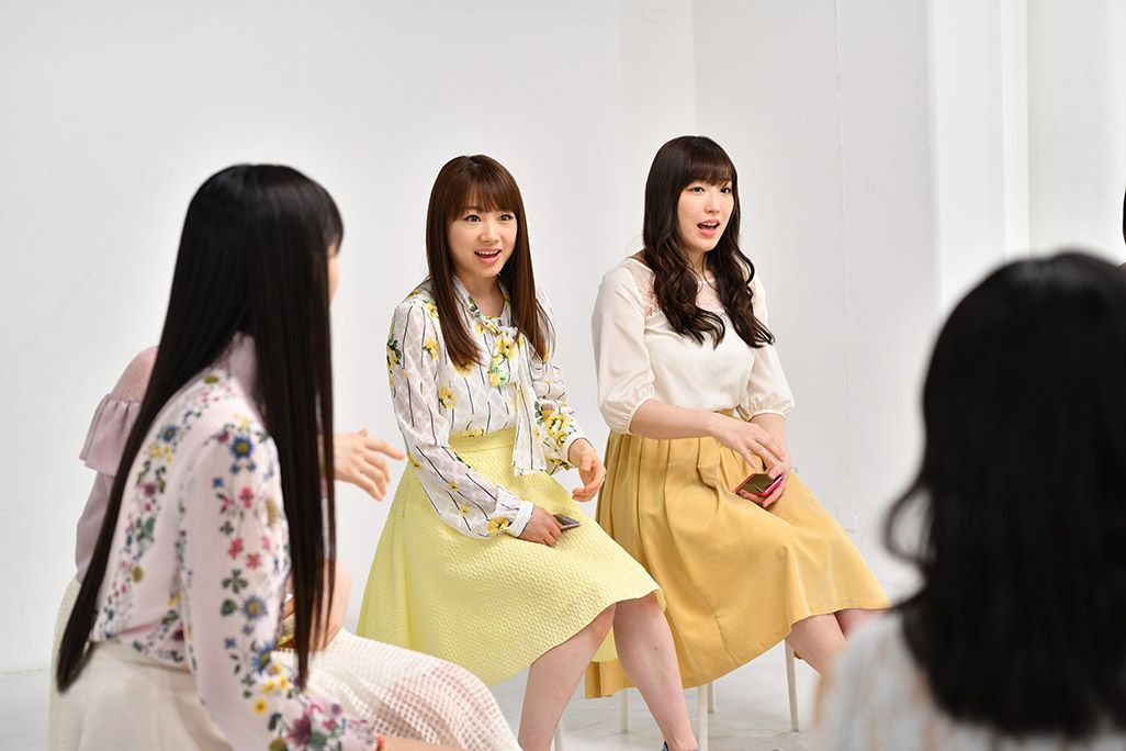 「音のVR」収録スタジオで話すモーニング娘。’18・譜久村聖と石田亜佑美