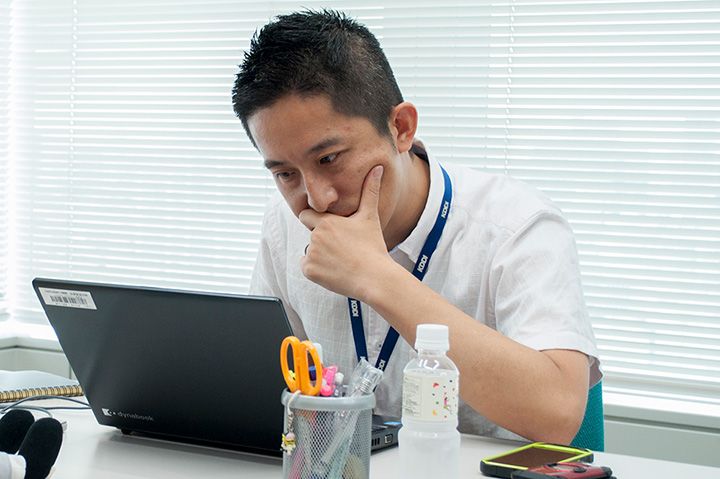 KDDI社員の西田