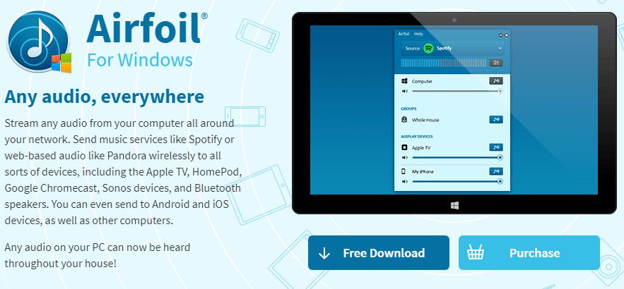 アプリ「Airfoil」の画面