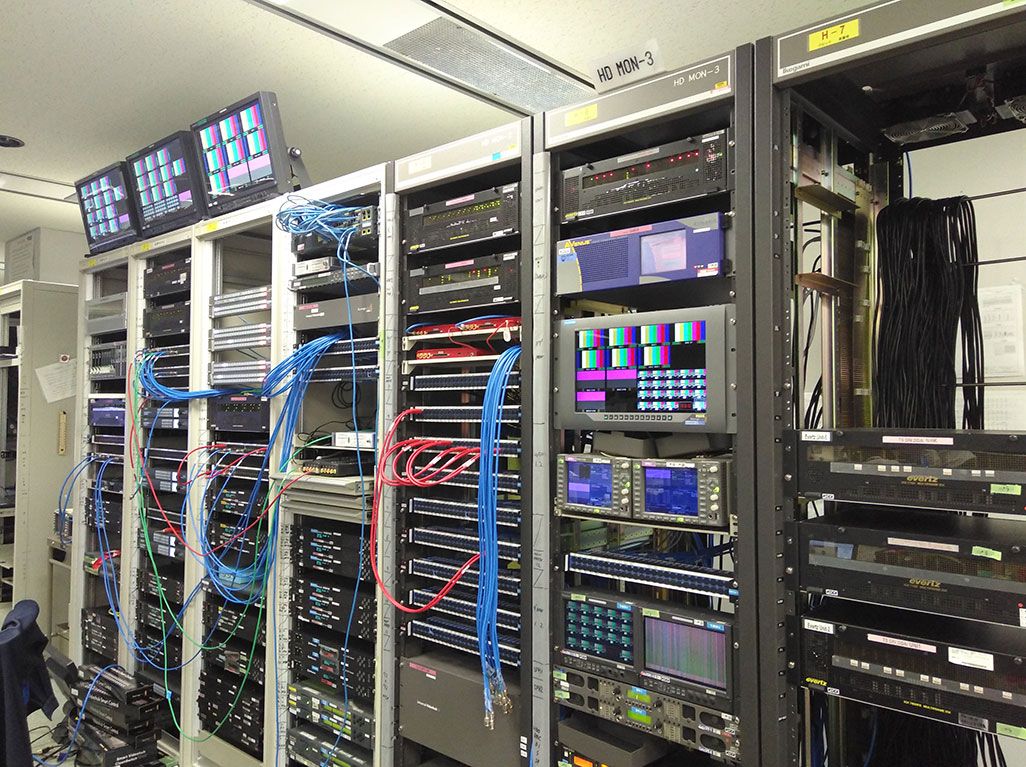 モスクワの「IBC」と同じセッティングで、事前に東京で試験を行った