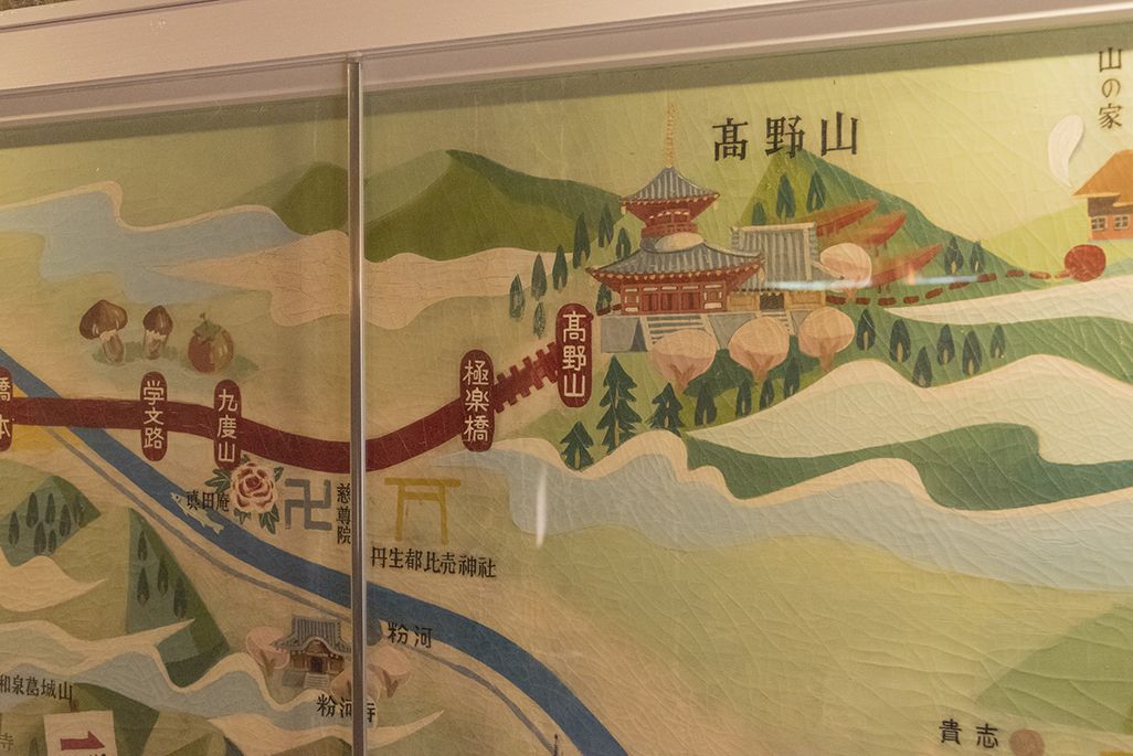南海沿線案内図