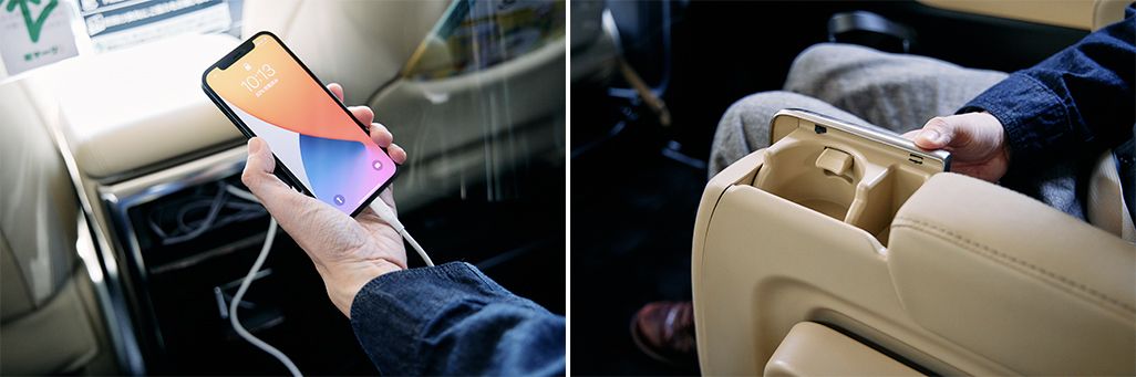 「mobi」の車内