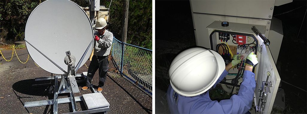 現場の設置作業は1日2件