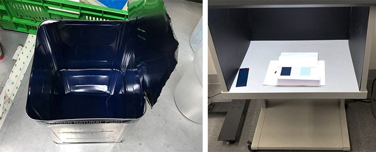 工場での製作過程