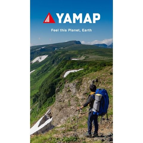 YAMAP TOP画面