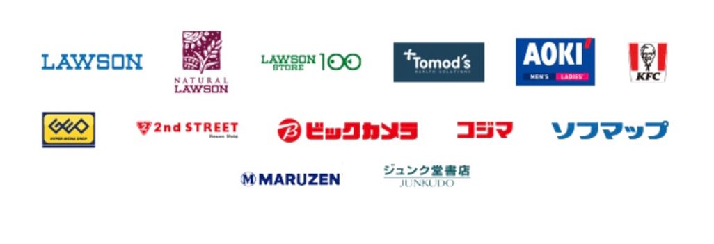 Pontaポイント提携店舗かつau PAY加盟店