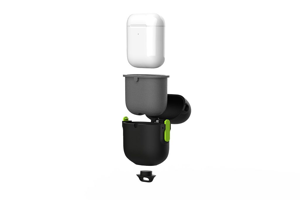 耐衝撃&防水 AirPods Case MUVIT ACTIVE 構造