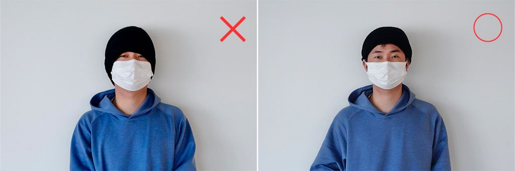 マスク着用時Face IDのテスト