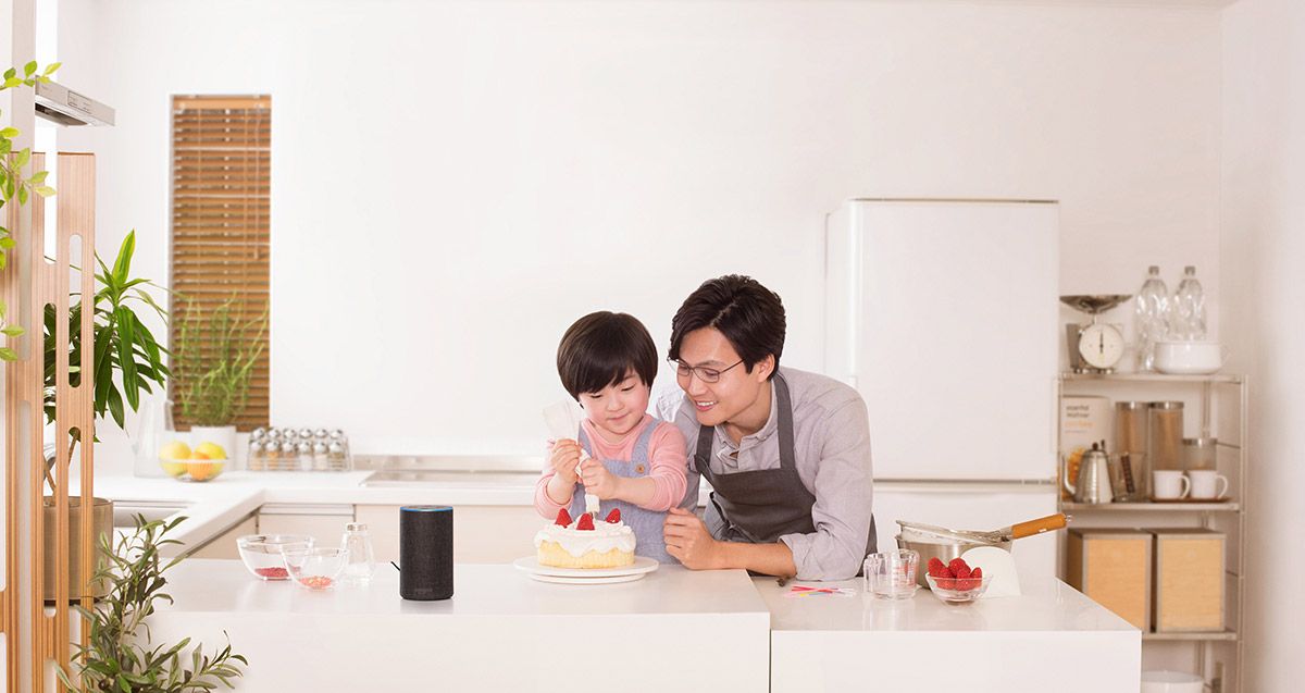 Amazon Echoをキッチンで使用