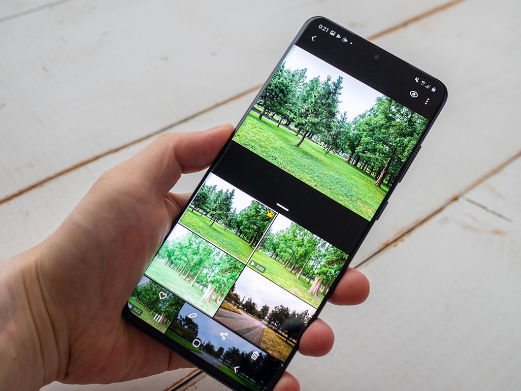 Galaxy S20 Ultra 5Gのシングルテイク
