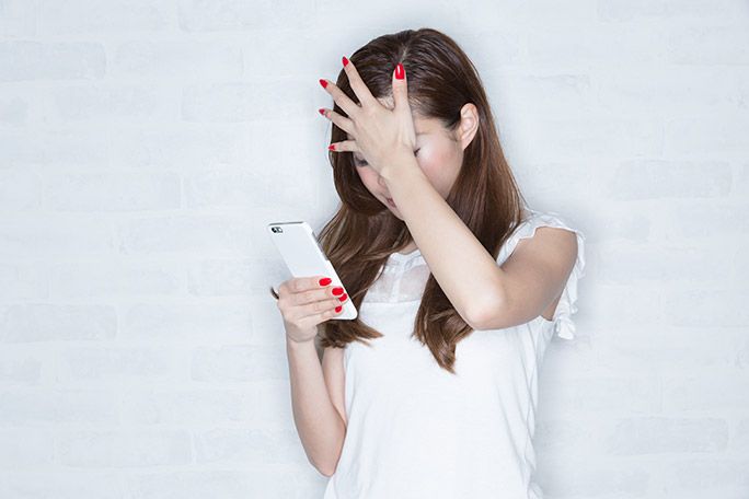 メールで失敗してしまった人のイメージ