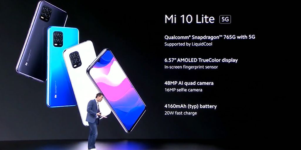 Mi 10 Lite(シャオミ発表会より)
