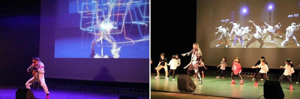 Kento Mori氏によるARダンスパフォーマンス