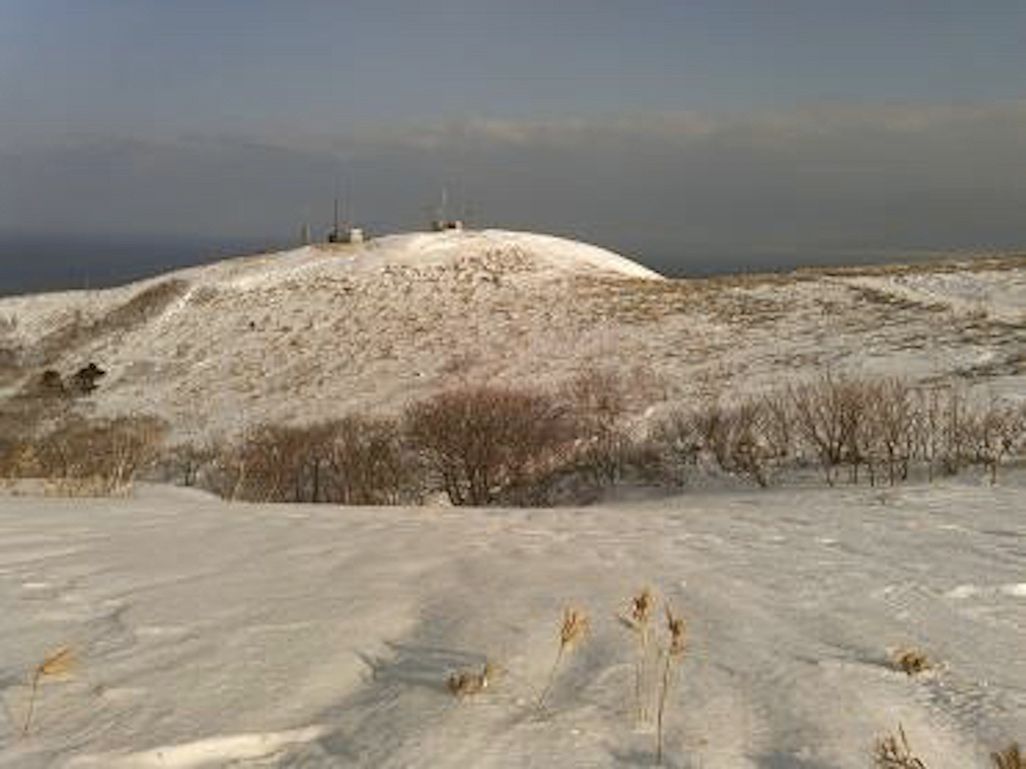 ようやく晴れた礼文島の基地局近辺