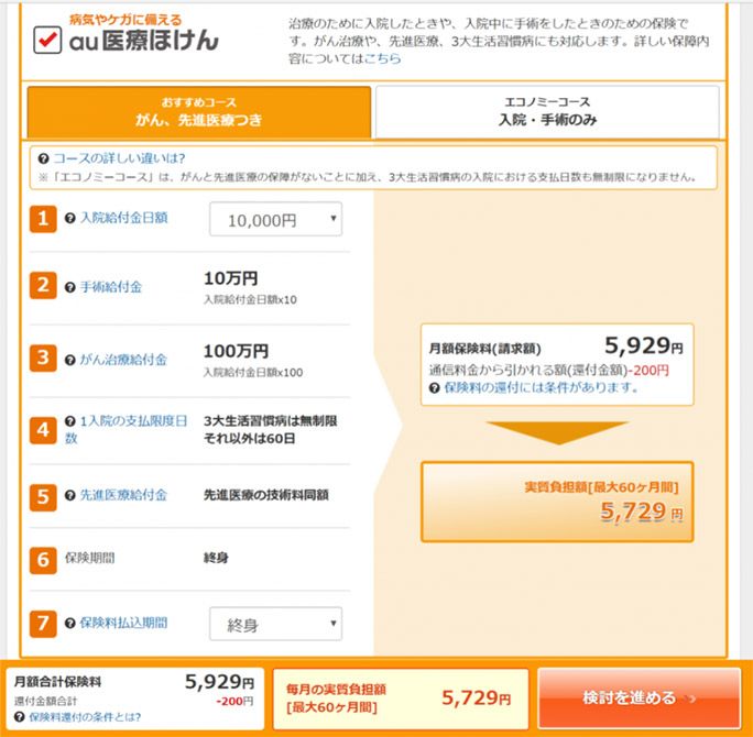 au医療保険