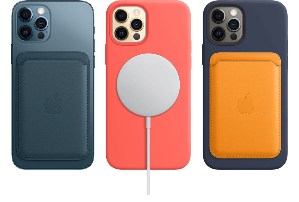 MagSafeアクセサリを装着したiPhone 12 Pro