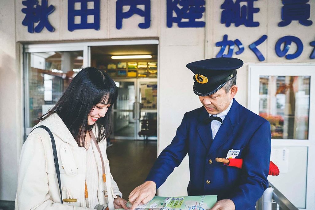 秋田内陸縦貫鉄道の角館駅