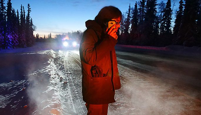 タフネススマホ『TORQUE』は本当にタフか? マイナス20℃のアラスカで使い倒す