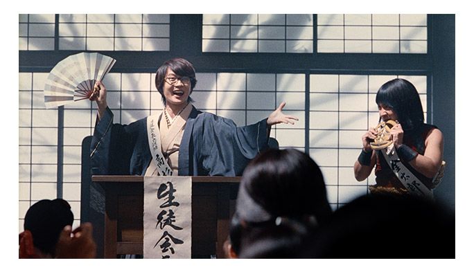 生徒会長の座をめぐって高杉くんと金太郎が一騎打ち! 『auゼロ学割』新CM撮影の裏側も紹介